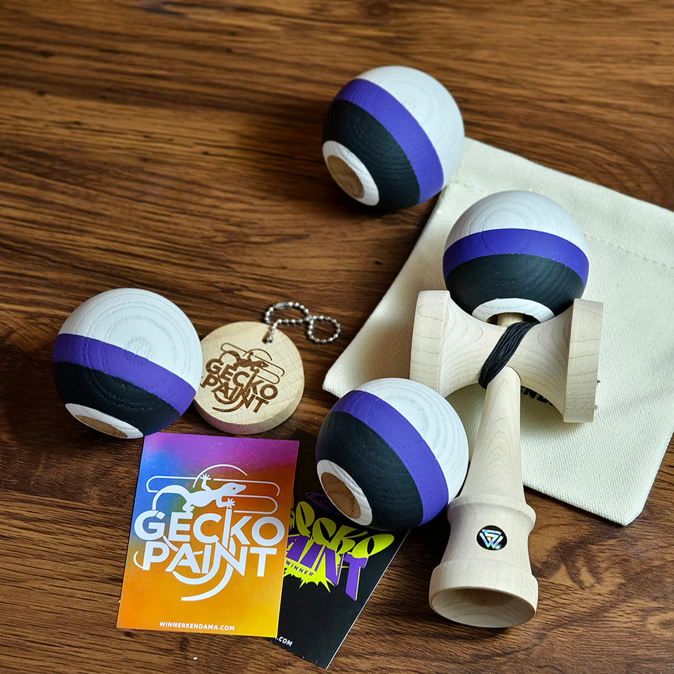 Winner Kendama JAZZ Gecko paint hot