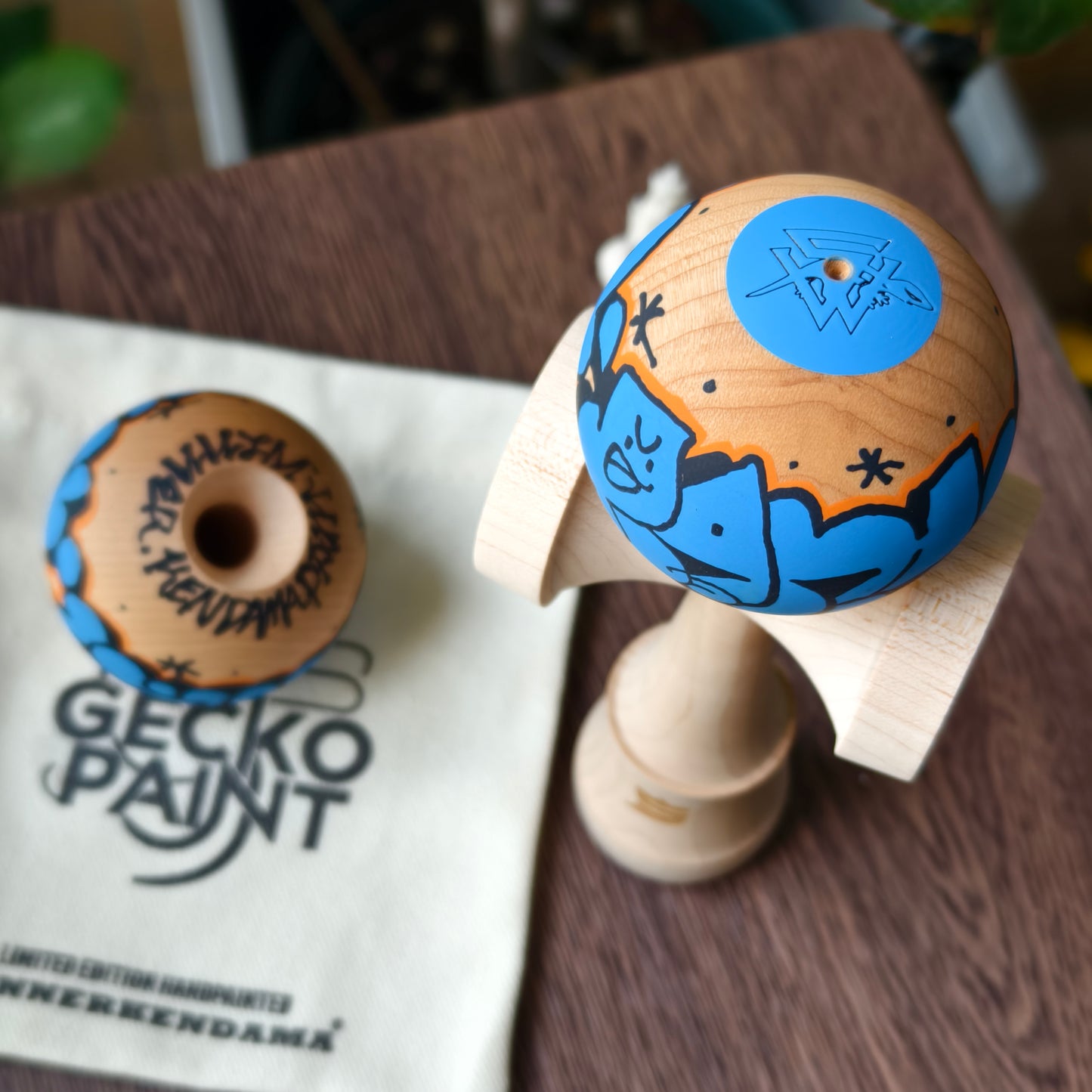 Winner Kendama  Gecko paint  Night Walker tama only NEW