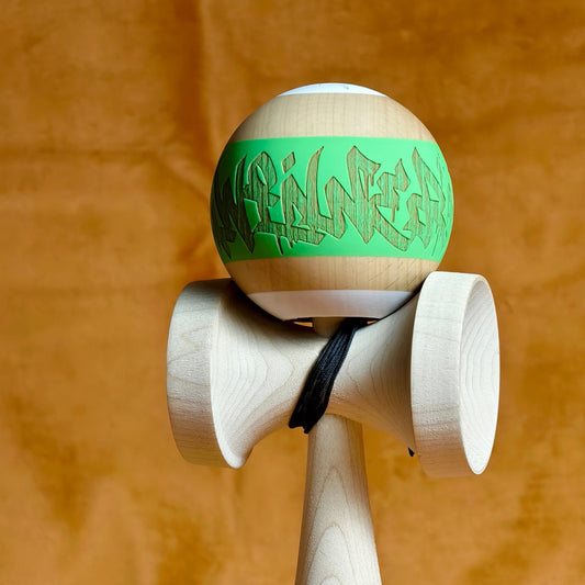 Winner kendama Gecko paint Green Graffiti tama only Pre Order