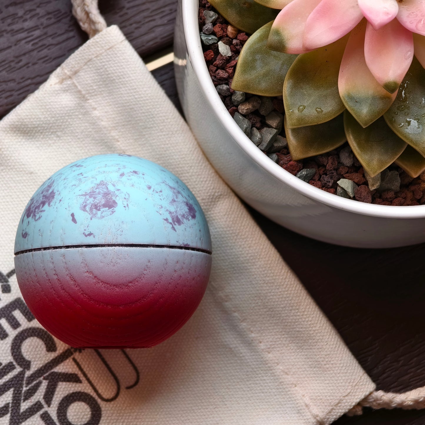 Winner Kendama Gecko paint Crimson-Blue Planet tama only NEW