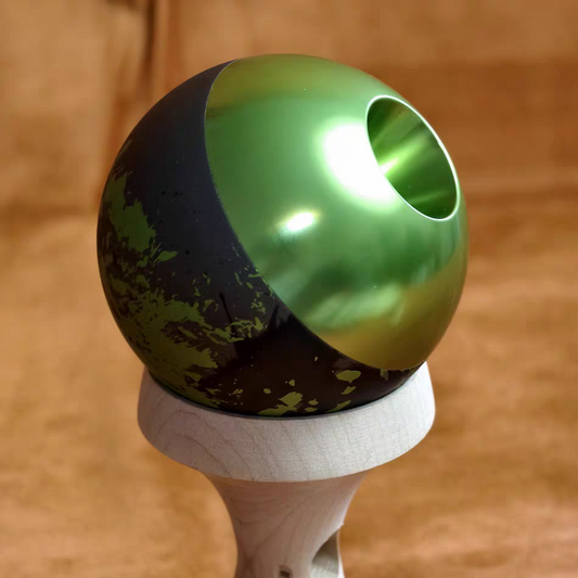 Winner Kendama X HOHO CNC Tetal Sandblasted green tama only