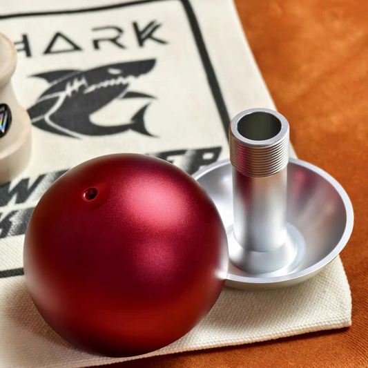 Winner Kendama X HOHO CNC Tetal Red Silver tama only