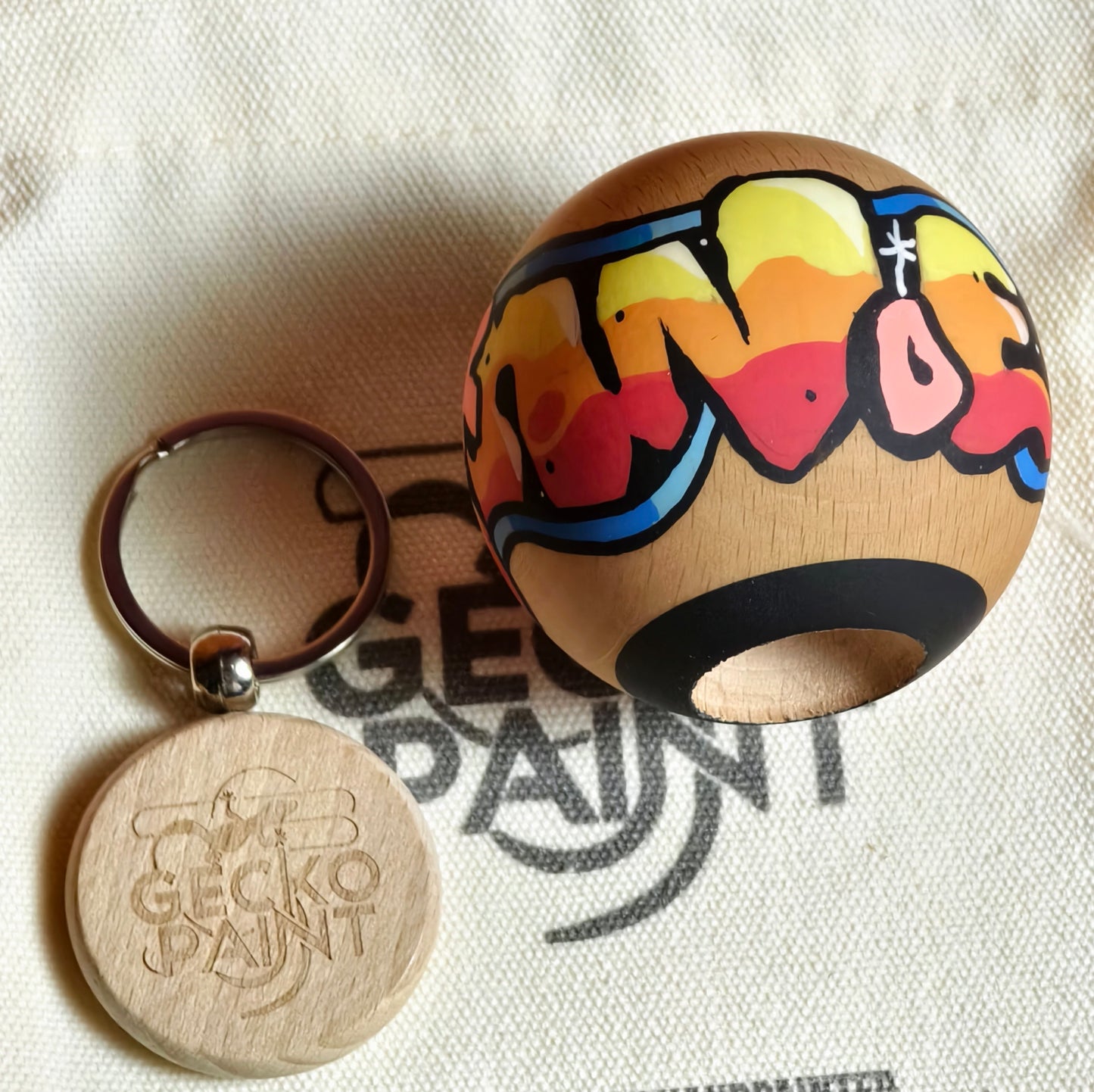 Winner kendama Gecko paint CKO 2026 inspired merch tama