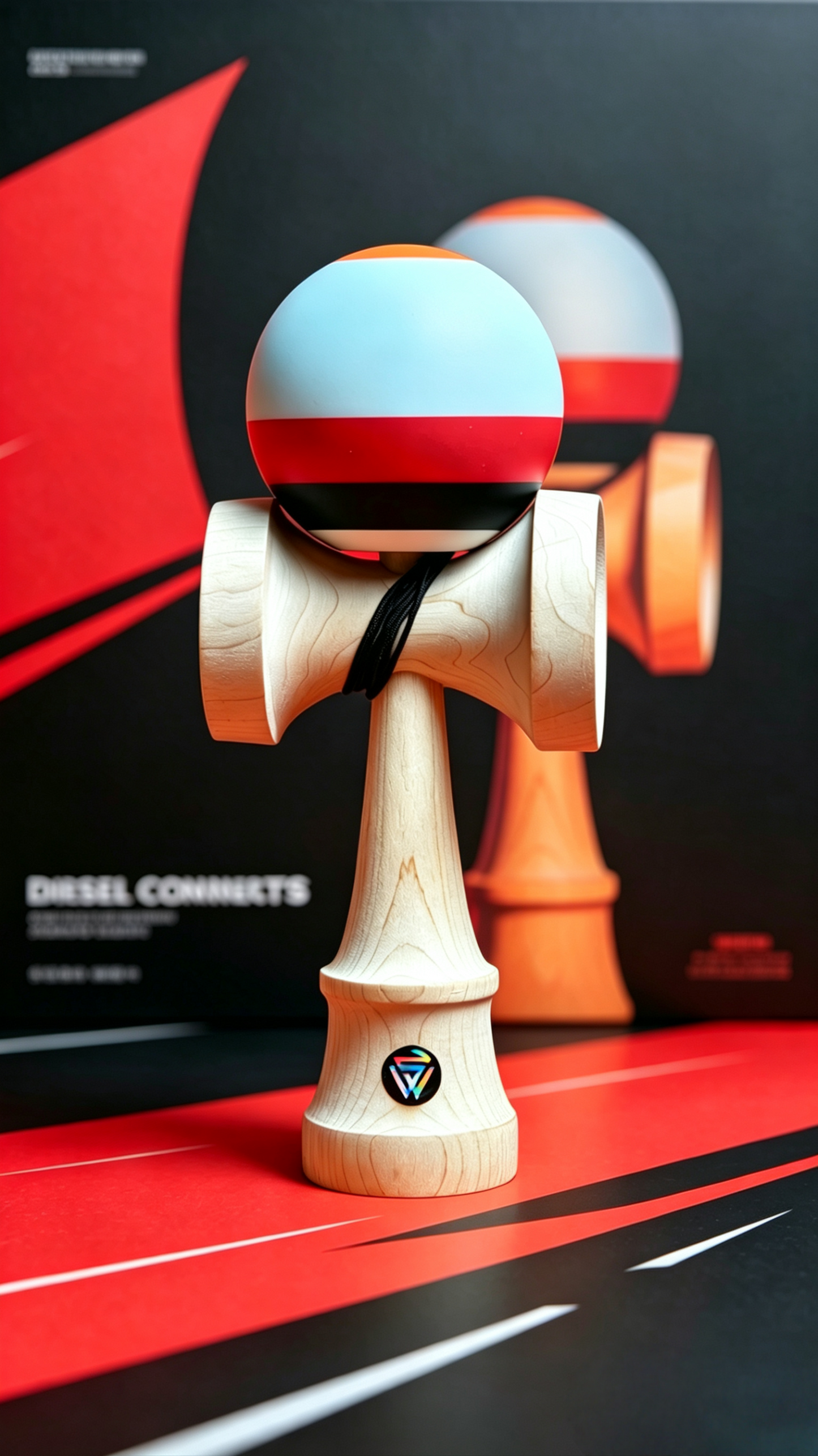 Winner kendama Gecko paint Borlix tama only