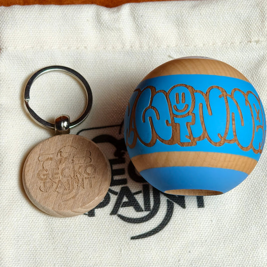Winner kendama Gecko paint Hollow Blue
tama only
