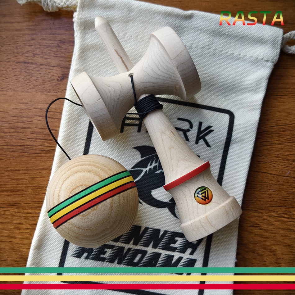 Winner Kendama Shark Shape Rasta