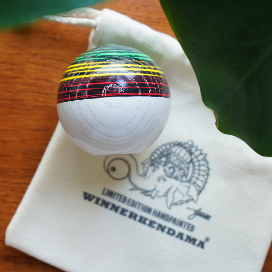 Winner Kendama Shape Shape Rasta Handpainted