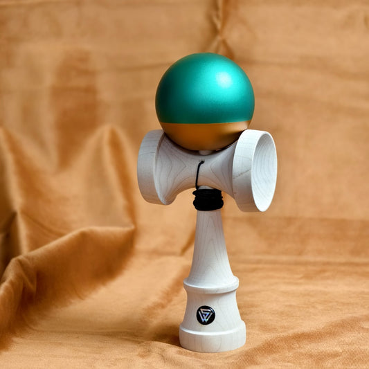 winner kendama x hoho kendama Aluminum green orange