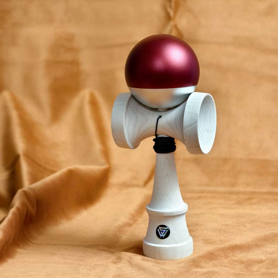 winner kendama x hoho kendama Aluminum red silver