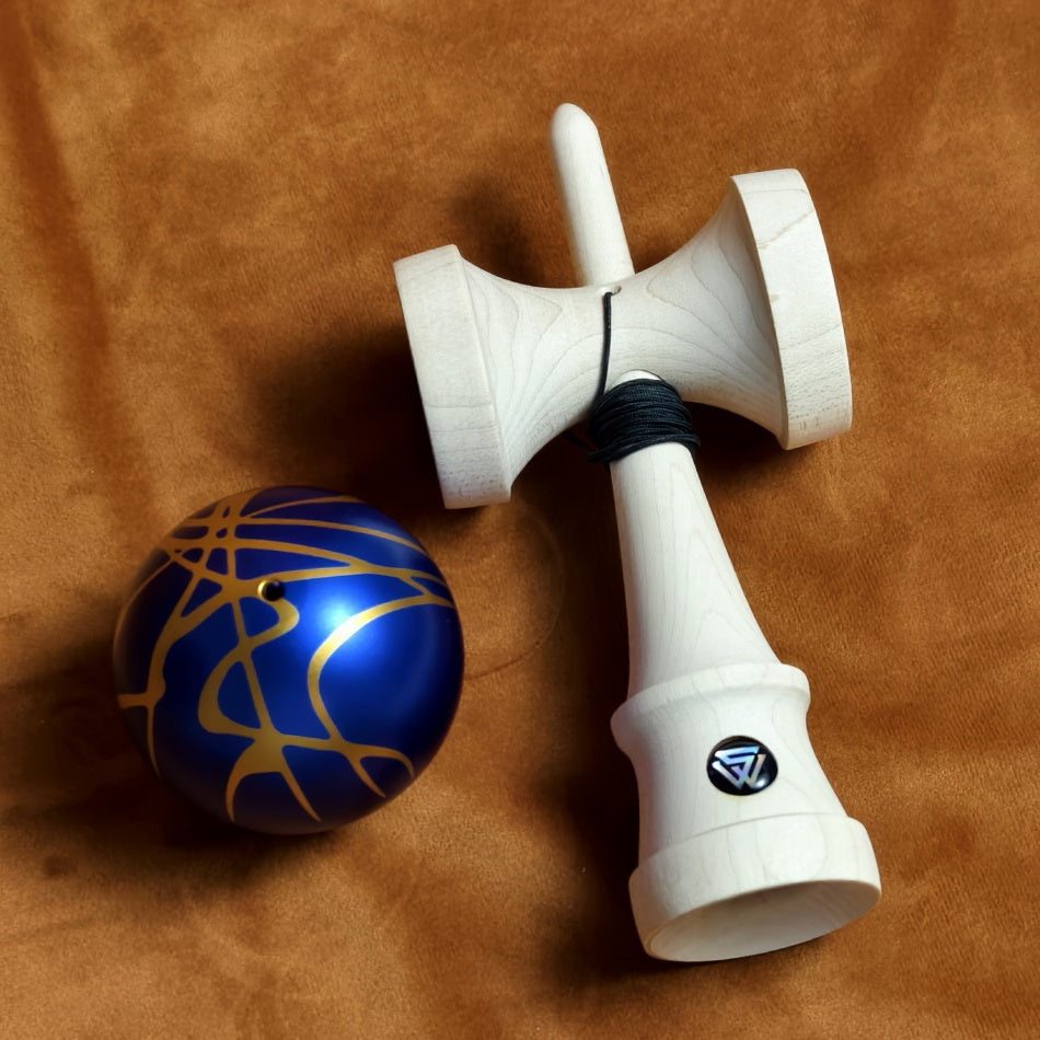 winner kendama x hoho kendama Aluminum blue gold