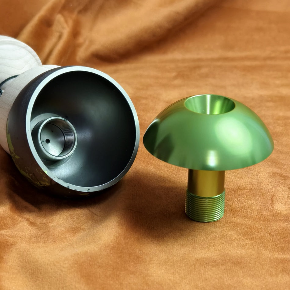 winner kendama x hoho kendama Aluminum green