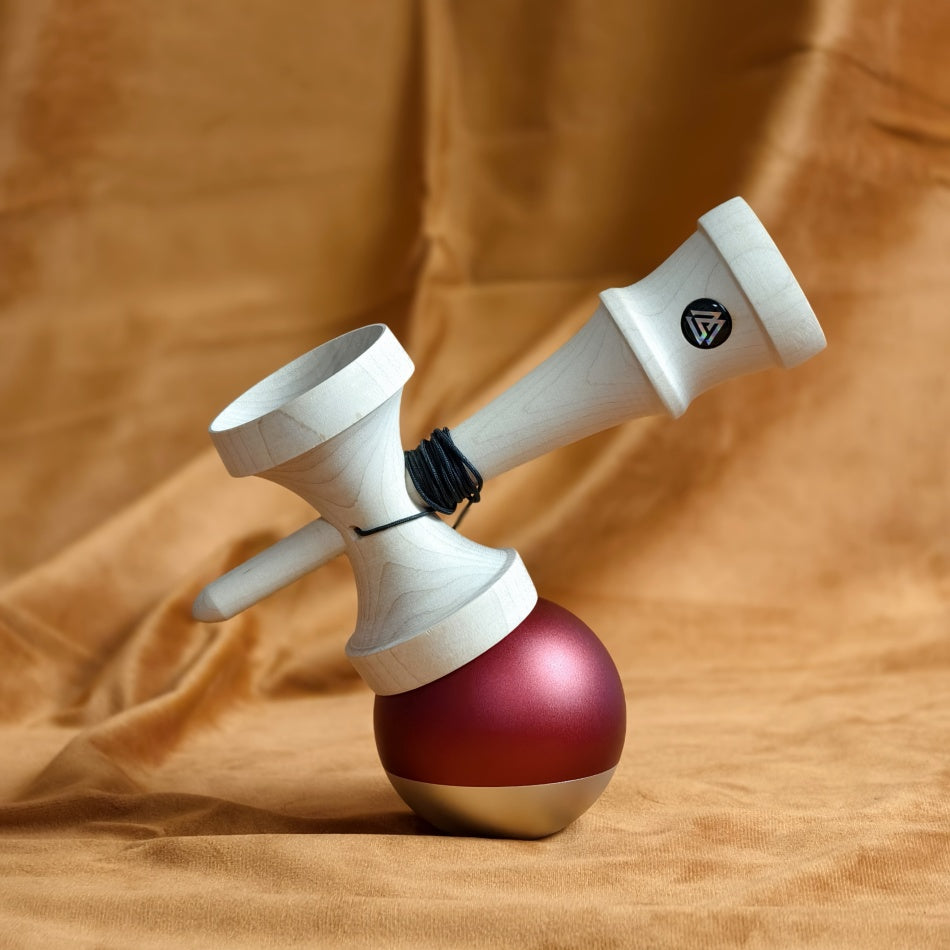 winner kendama x hoho kendama Aluminum red silver