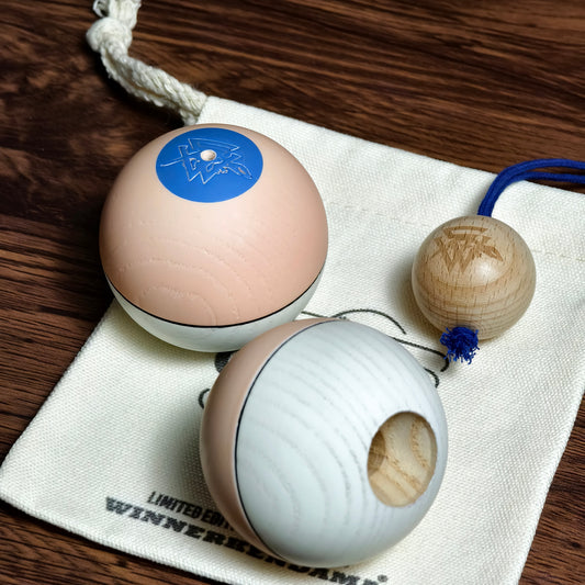 Winner Kendama  Gecko paint  Pink Camellia tama only NEW
