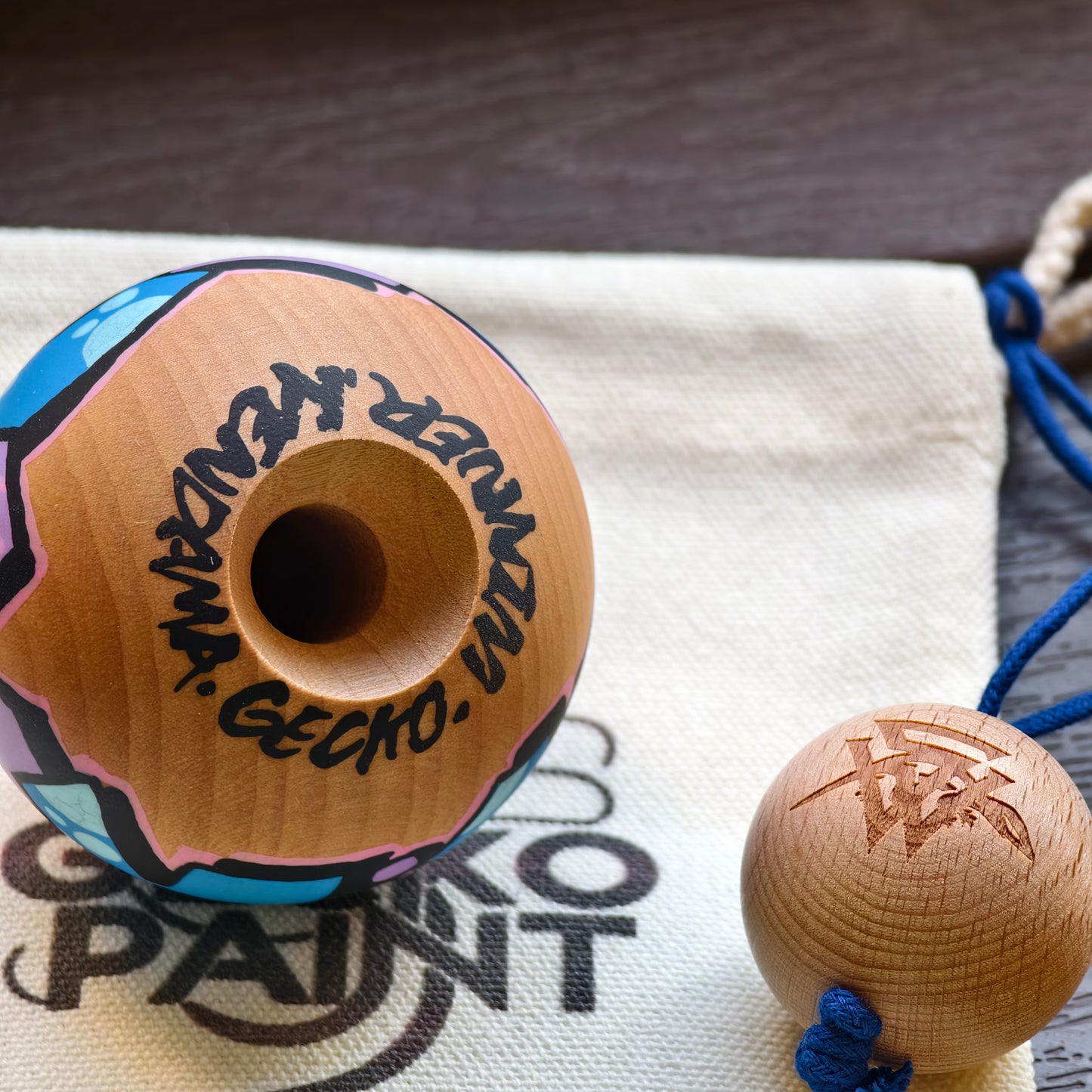 Winner Kendama  Gecko paint  KWC 2025  tama only NEW