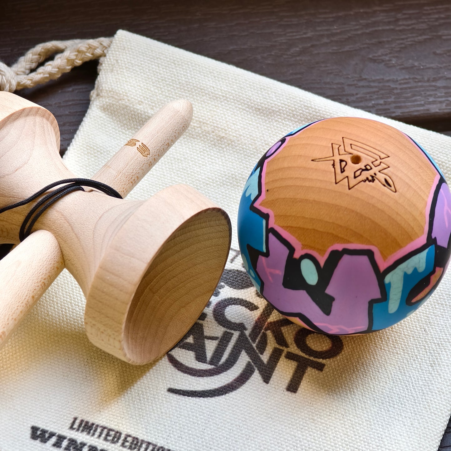 Winner Kendama  Gecko paint  KWC 2025  tama only NEW