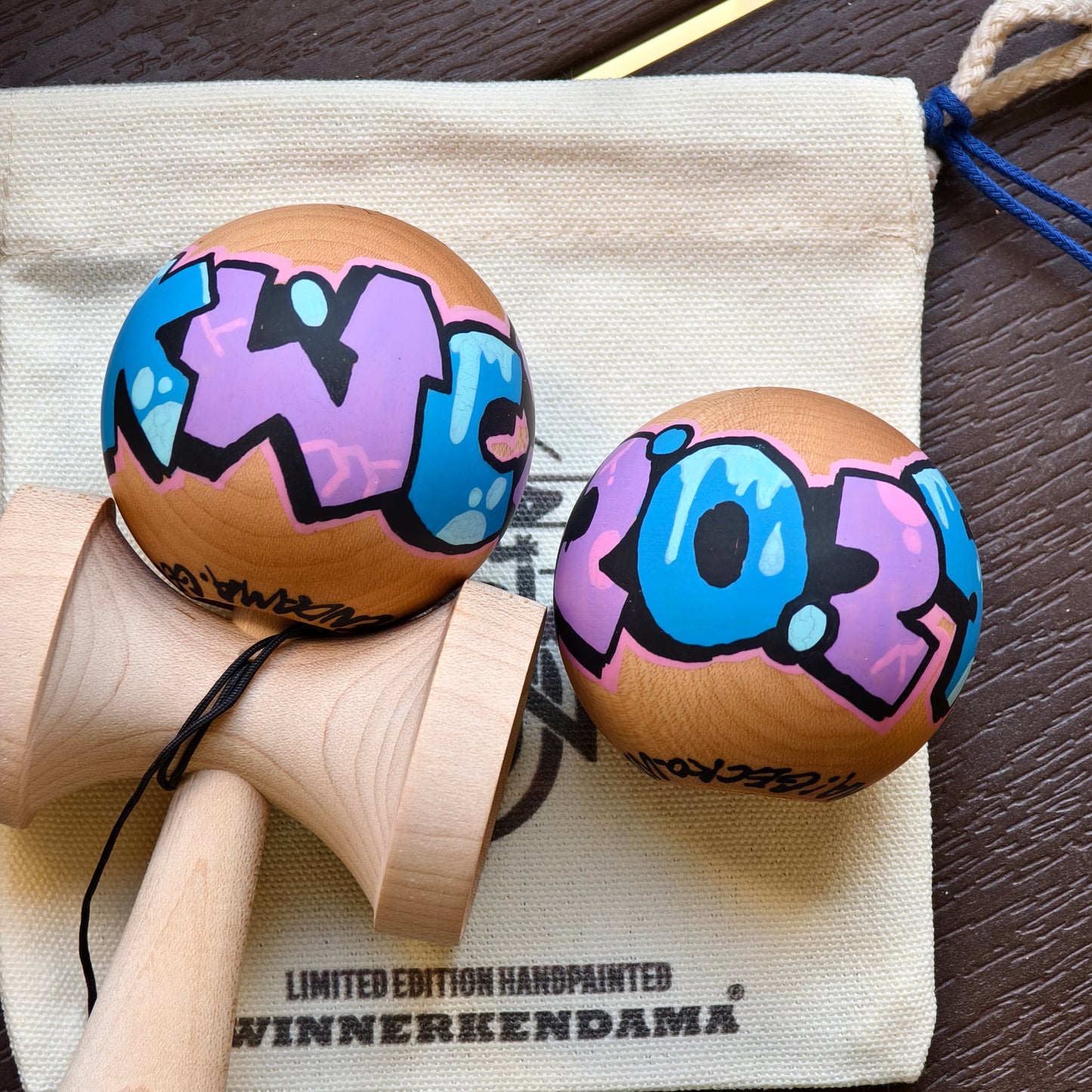 Winner Kendama  Gecko paint  KWC 2025  tama only NEW