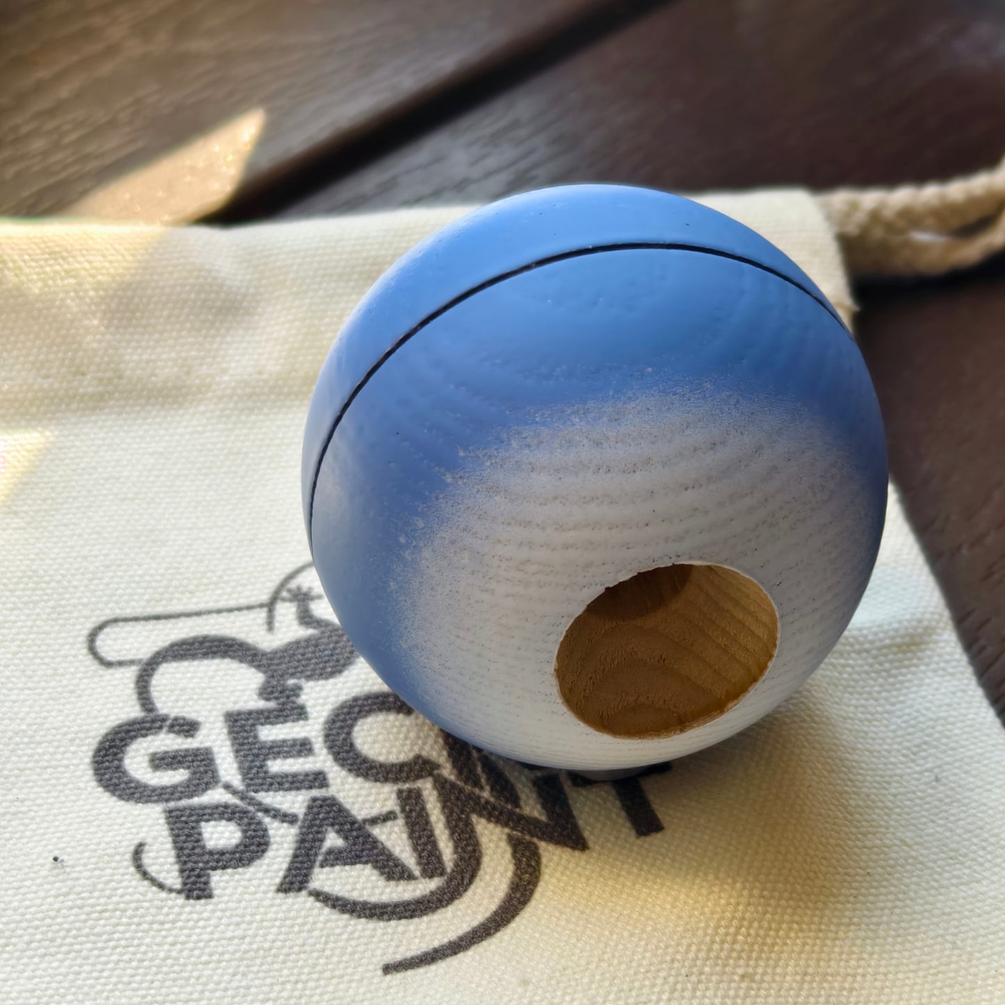 Winner Kendama  Gecko paint Blue Isle  tama only NEW