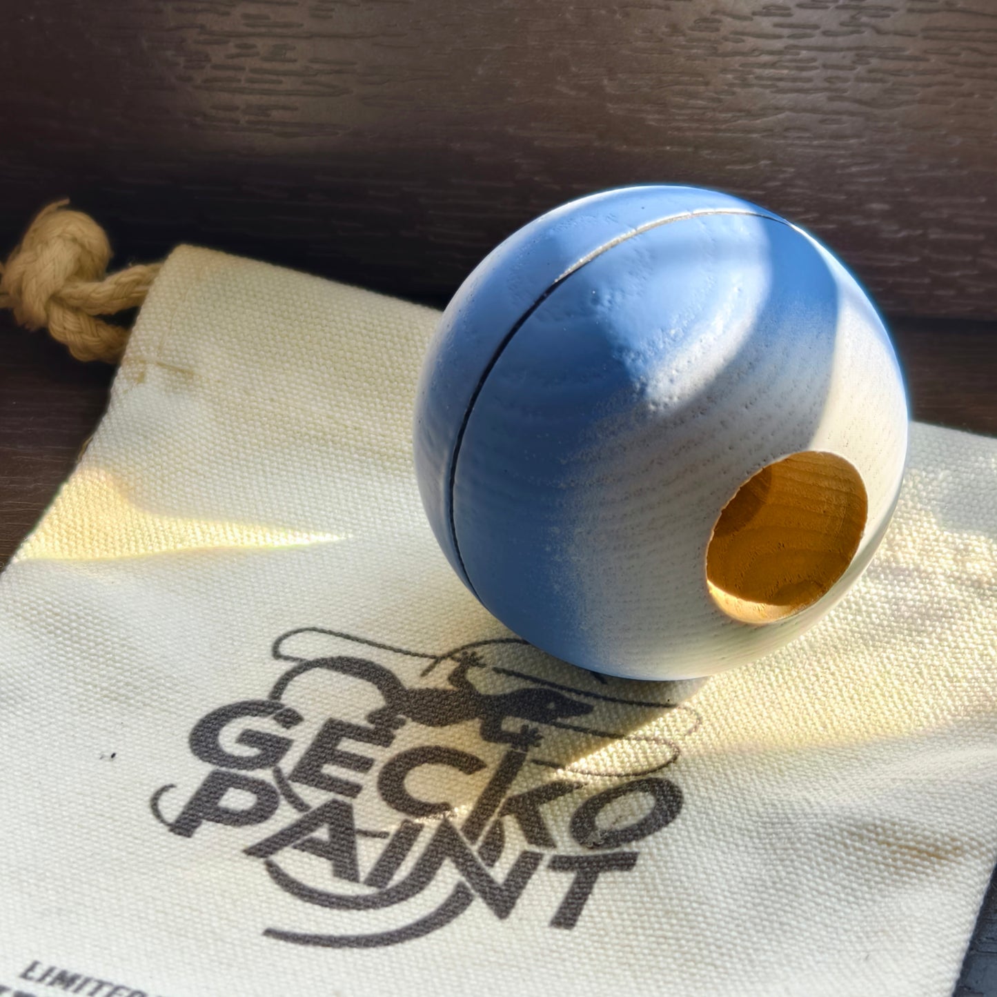 Winner Kendama  Gecko paint Blue Isle  tama only NEW