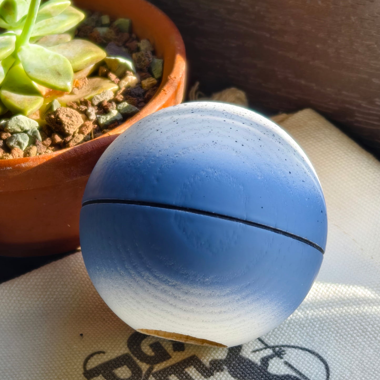 Winner Kendama  Gecko paint Blue Isle  tama only NEW