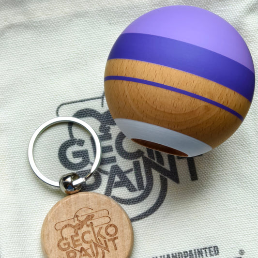 Winner kendama Gecko paint Purple haze tama only