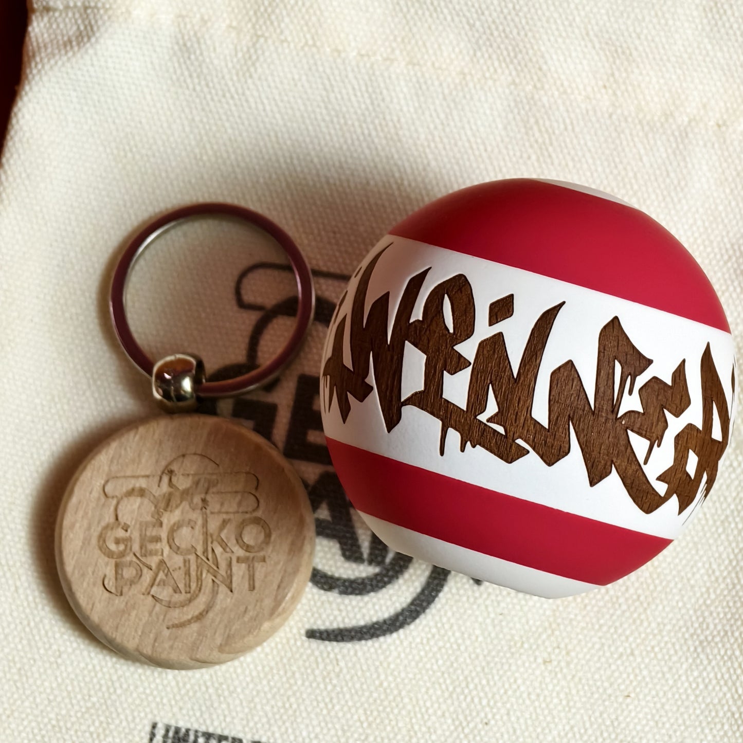 Winner kendama Gecko paint R&W Graffiti tama only  NEW!