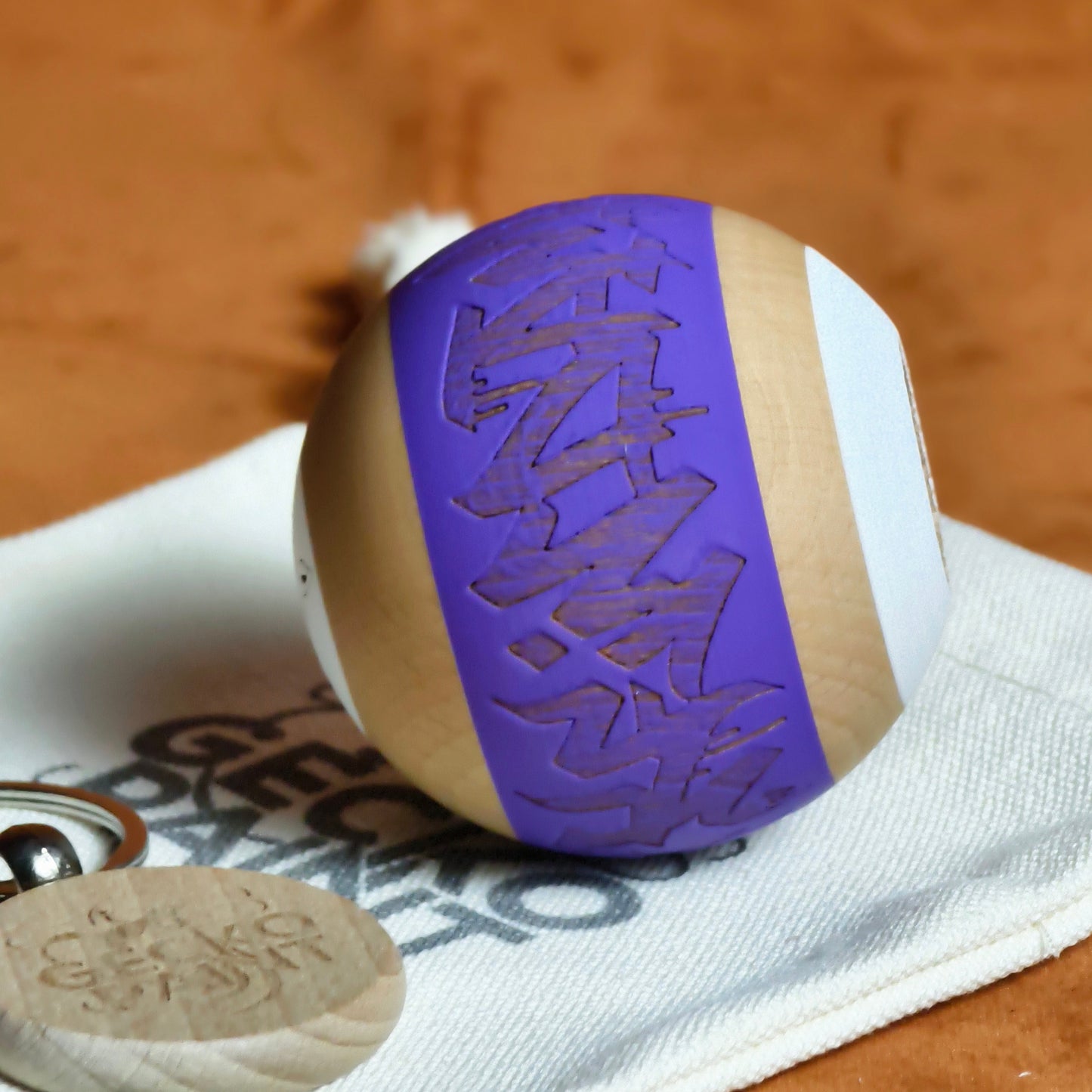 Winner kendama Gecko paint  Purple Graffiti tama only Pre Order