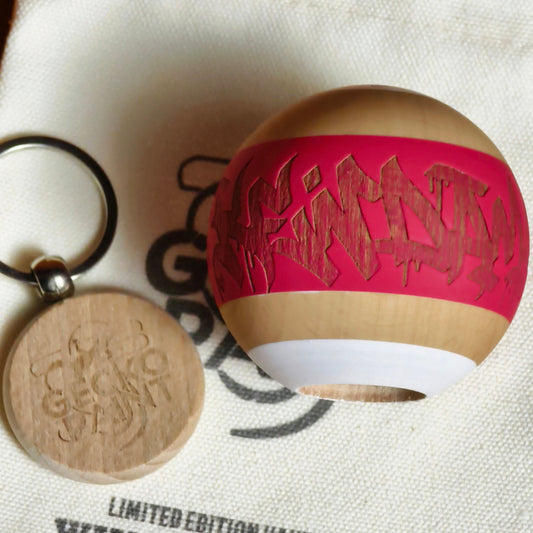 Winner kendama Gecko paint  Red Graffiti tama only Pre Order