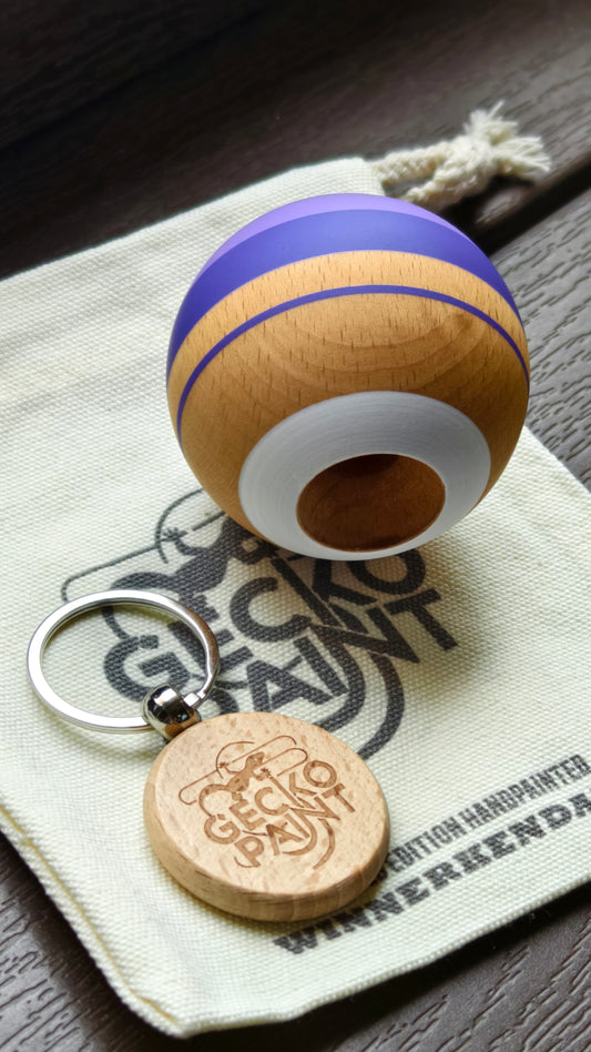 Pre order！Winner kendama Gecko paint Purple haze tama only