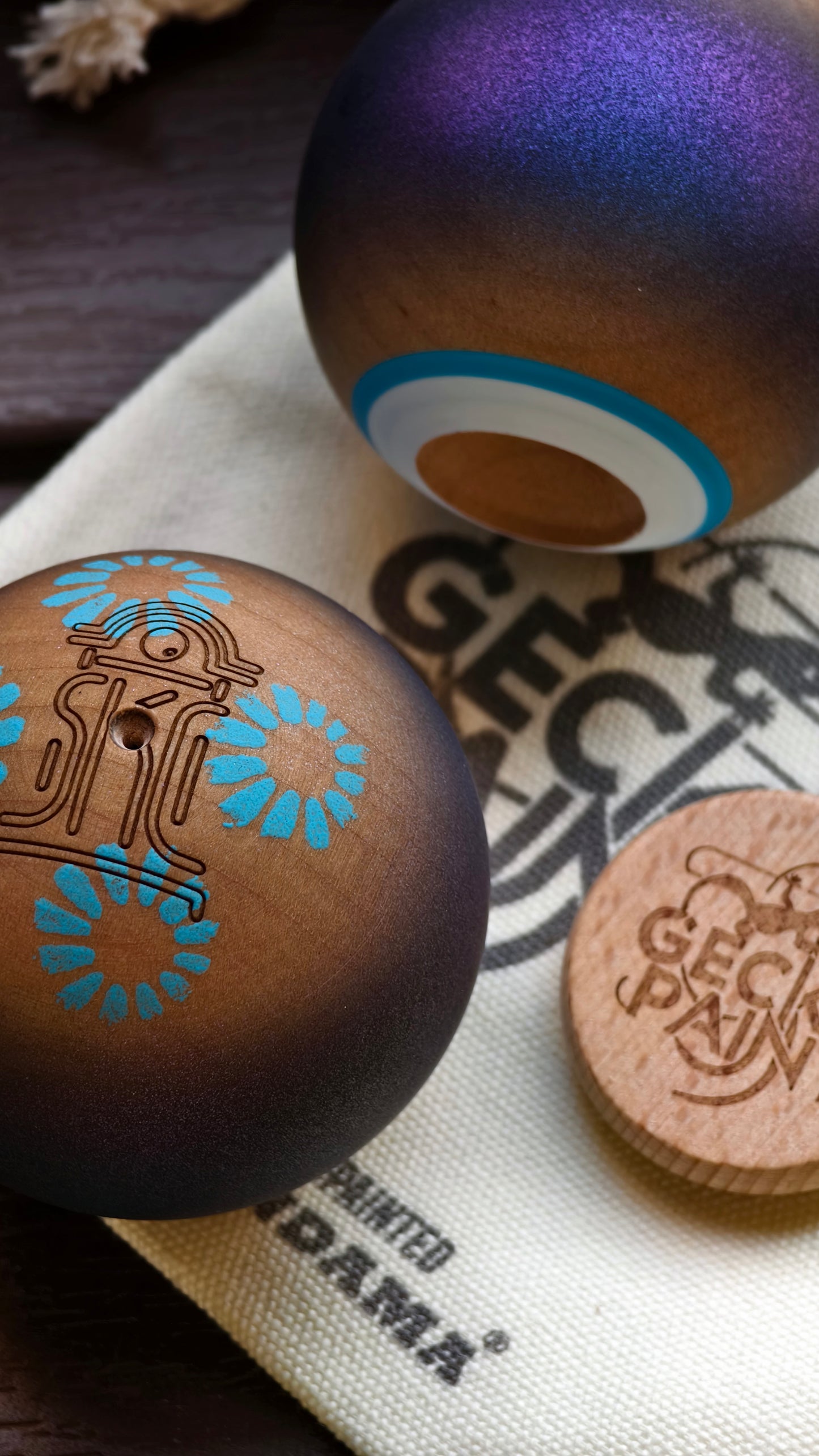 Winner kendama Gecko paint SKC Stardust tama ony