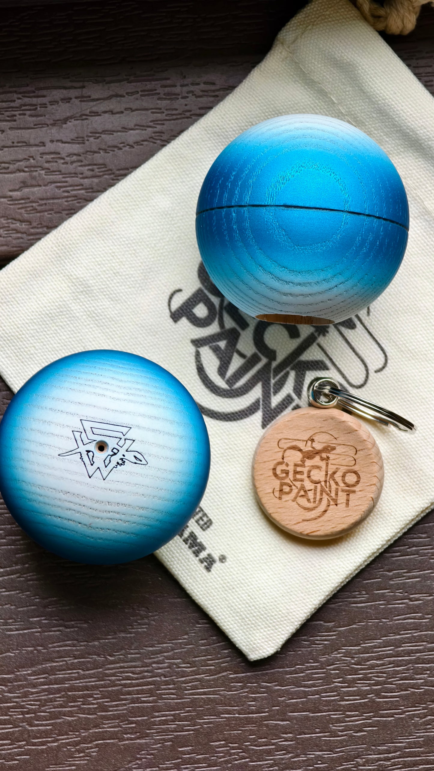 Winner kendama Gecko paint Ice Gloss tama only