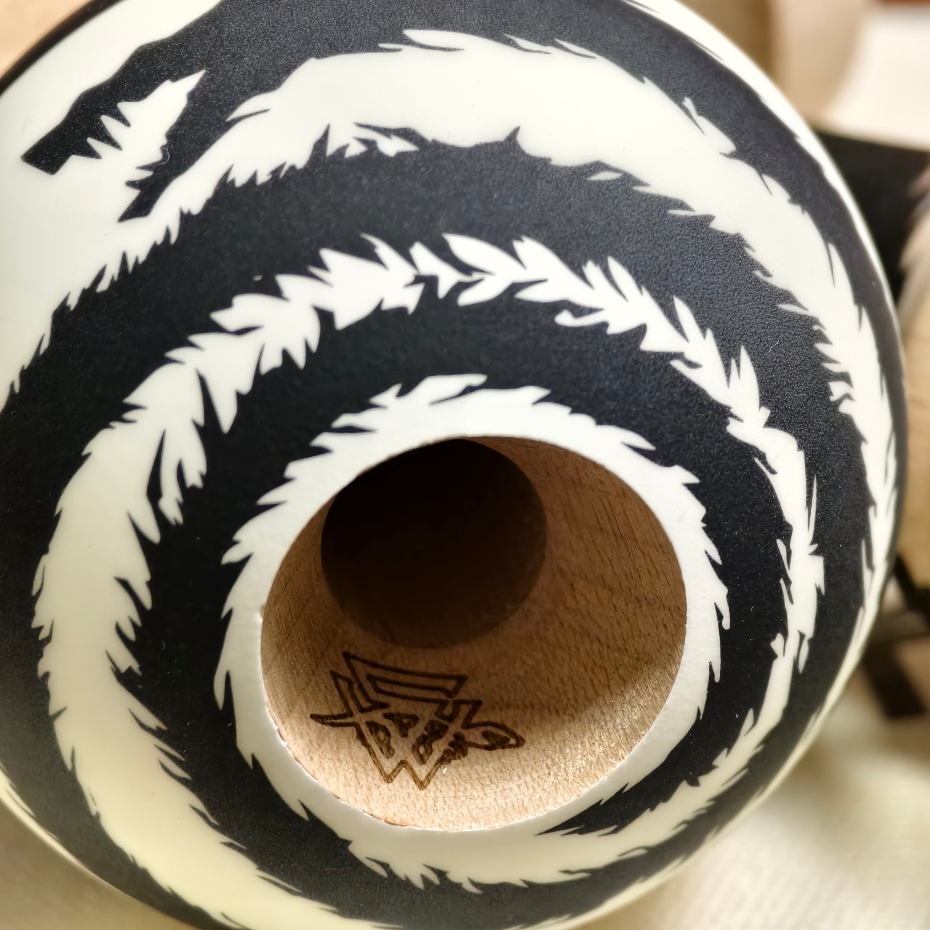 タマゴ_20250831_1 Winner Kendama Gecko paint Black dragon tama only NEW