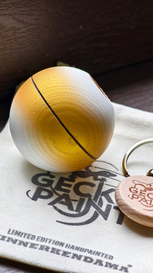 Pre order Winner kendama Gecko paint Gold Gloss tama only
