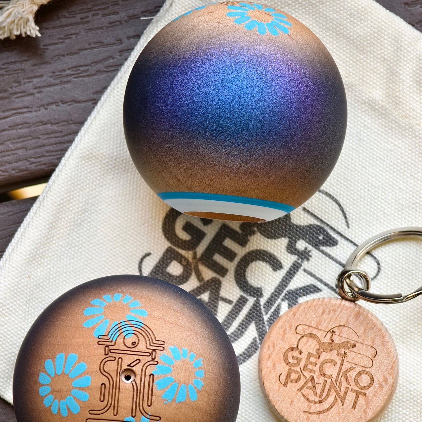 Winner kendama Gecko paint SKC Stardust tama ony