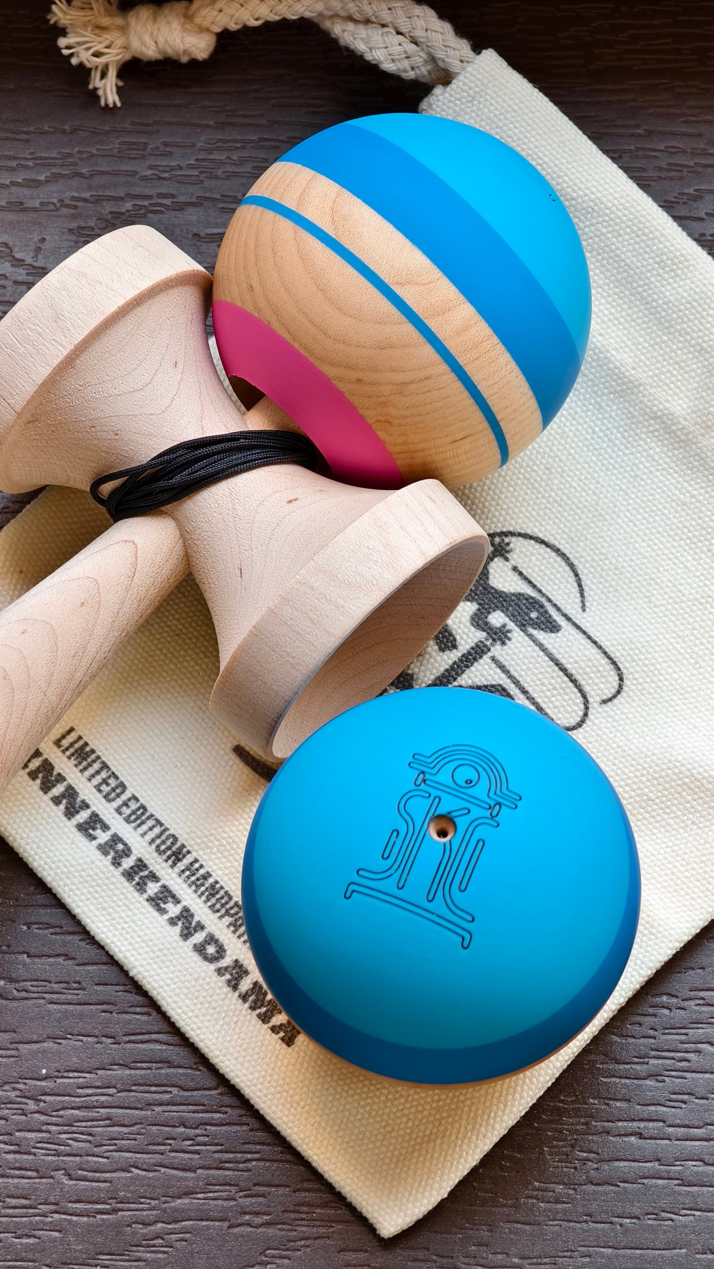 Winner kendama Gecko paint SKC Color Wave tama only