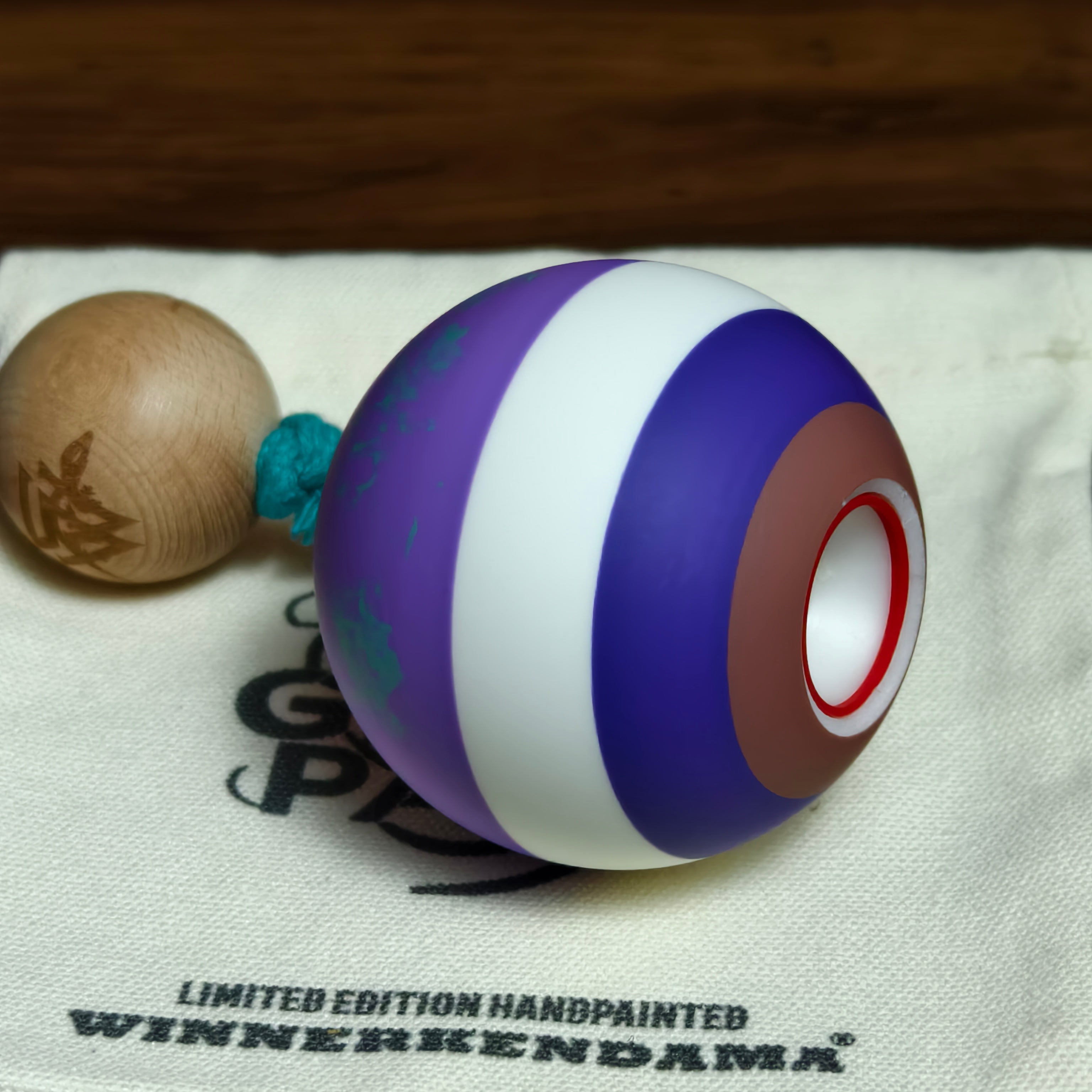 Winner Kendama Gecko paint Purple Dreamy Nebula PLA tama only NEW