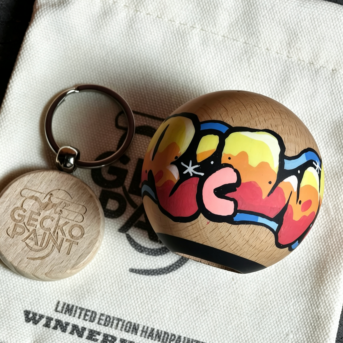 Winner kendama Gecko paint CKO 2026 inspired merch tama