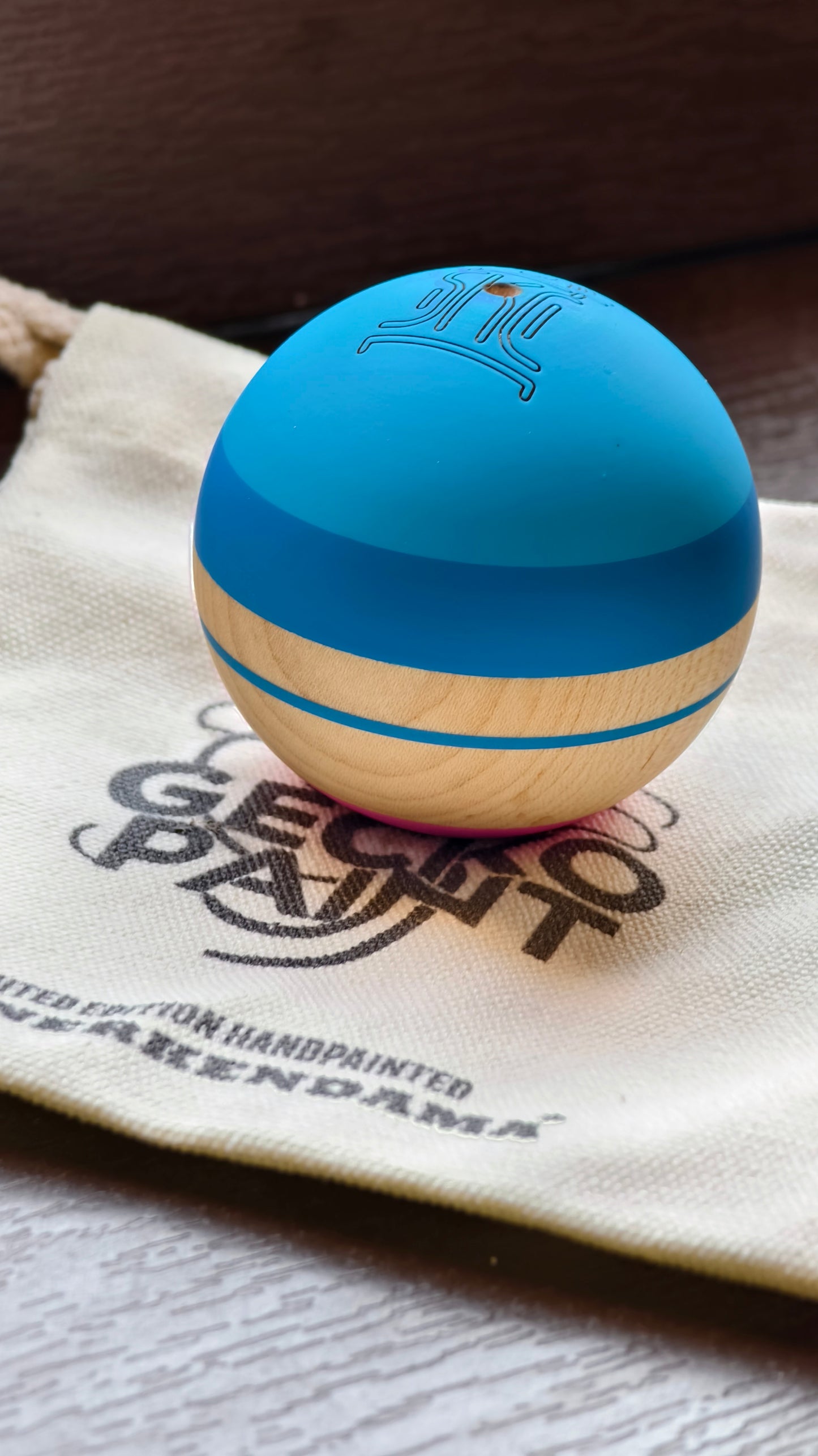 Winner kendama Gecko paint SKC Color Wave tama only